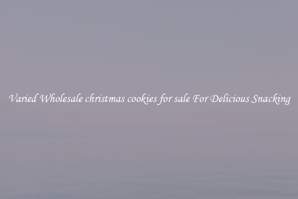 Varied Wholesale christmas cookies for sale For Delicious Snacking