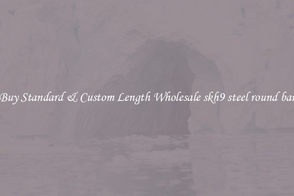 Buy Standard & Custom Length Wholesale skh9 steel round bar