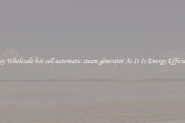 Buy Wholesale hot sell automatic steam generator As It Is Energy Efficient