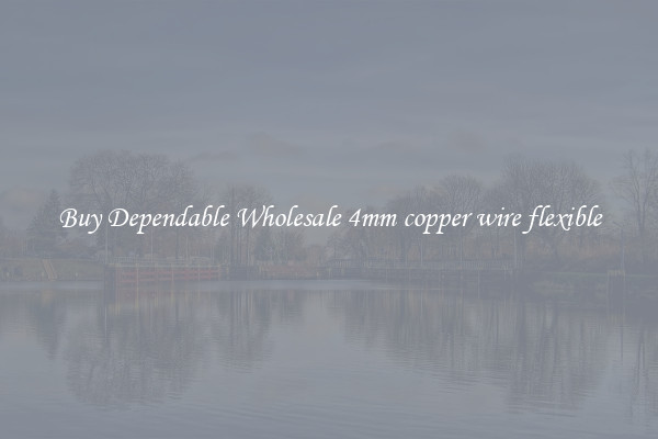 Buy Dependable Wholesale 4mm copper wire flexible