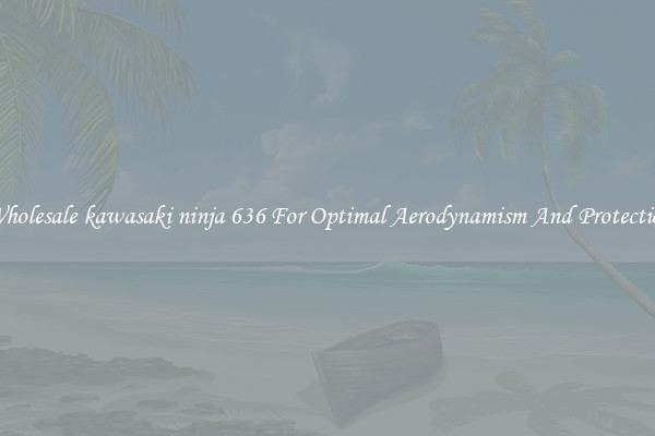 Wholesale kawasaki ninja 636 For Optimal Aerodynamism And Protection