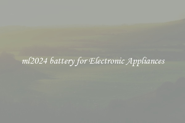 ml2024 battery for Electronic Appliances