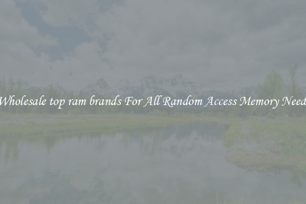 Wholesale top ram brands For All Random Access Memory Needs